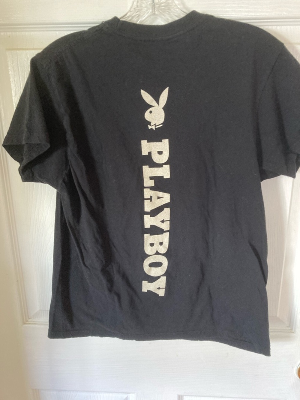 PLAYBOY Black Tee with Vertical Logo - Picture 3 of 5